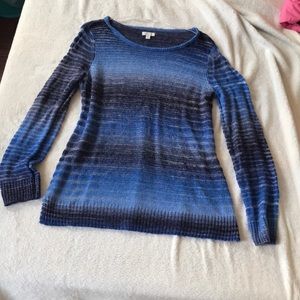 Blue thin sweater